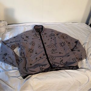 Primitive Graphic Fleece Zip up insulated jacket